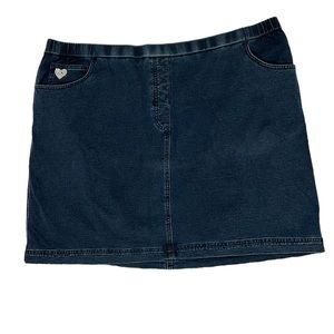 Dream Jeannes Blue Jean Skort, Women's 2X